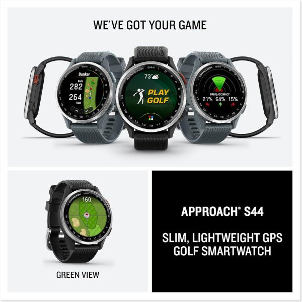 Garmin Approach S50 Advanced Golf GPS Smartwatch