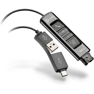 Poly Plantronics DA85 USB-A/USB-C Digital Headset Adapter