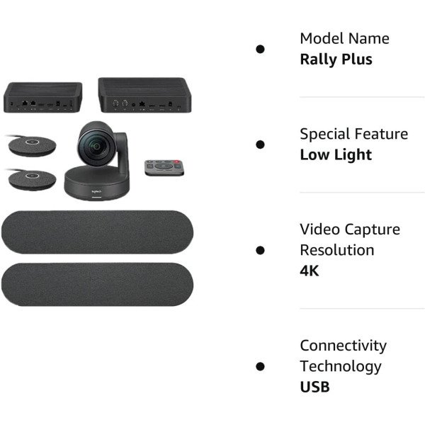 Logitech Rally Plus Video Conferencing Camera System