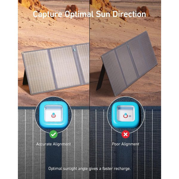 Anker 625 Solar Panel 100W with Adjustable Kickstand