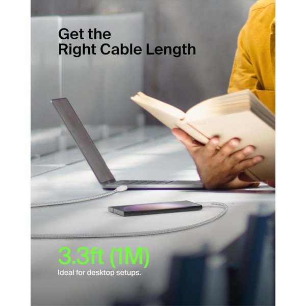 Belkin BoostCharge Braided USB-C Cable 1M