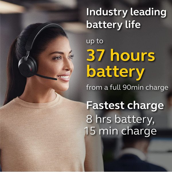 Jabra Evolve2 65 Mono Wireless Headset (Unified Communication, USB Type-A)