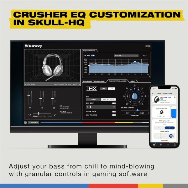 Skullcandy Crusher PLYR 720 Wireless Gaming Headset