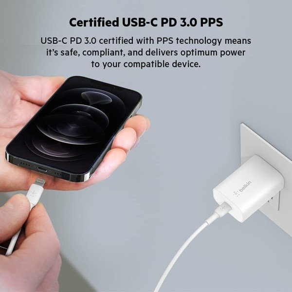 Belkin BoostCharge 25W USB-C Wall Charger with PPS