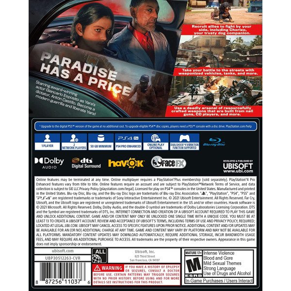 Far Cry 6 - PlayStation 4 Standard Edition