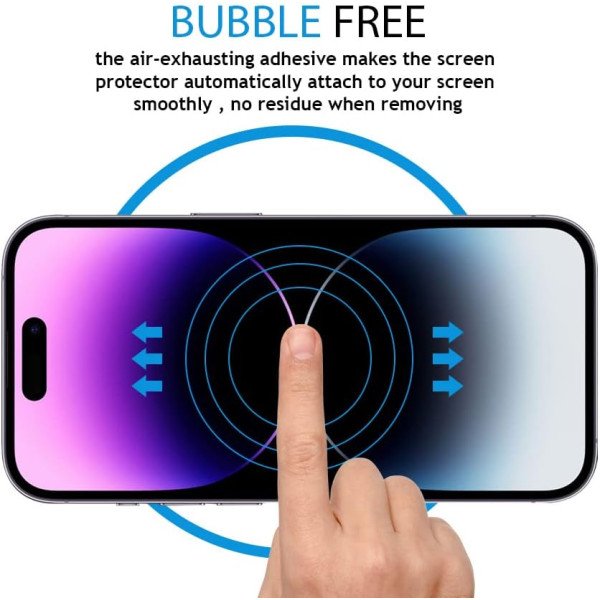 3D Full Tempered Glass Screen Protector for iPhone 16 Plus