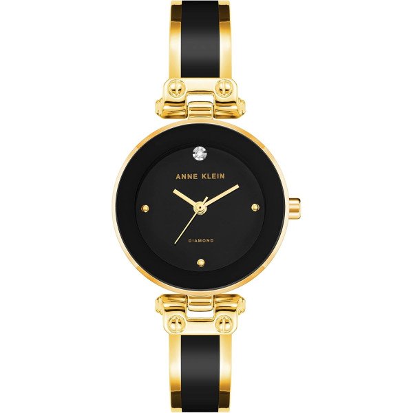 Anne Klein Diamond Accented Bangle Bracelet Watch