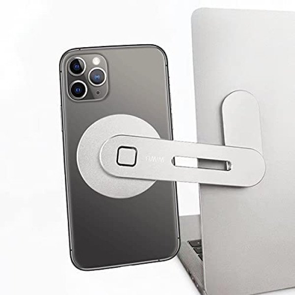WIWU ZM306 Laptop Extender Magnetic Phone Bracket - Silver