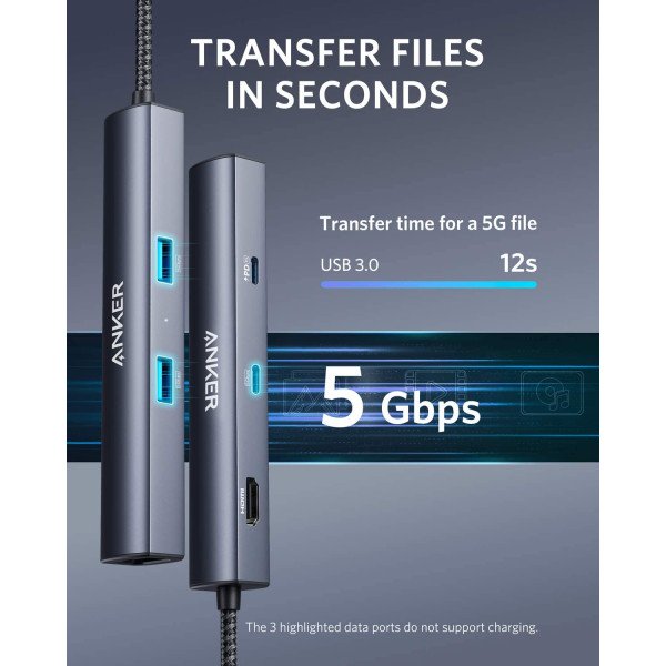 Anker PowerExpand 6-in-1 Slim USB C Hub 