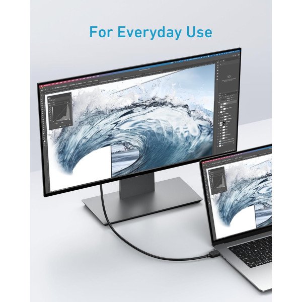 Anker HDMI 2.1 Cable 8K@60Hz 48 Gbps - 3ft