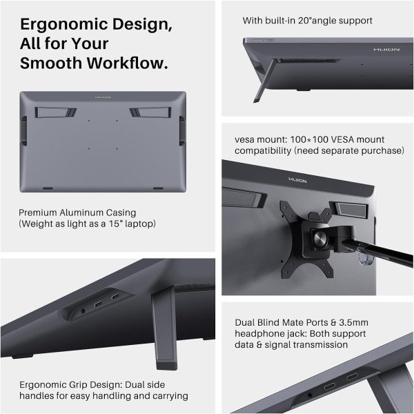 Huion Kamvas Pro 19 Graphics Drawing Pen Display Tablet