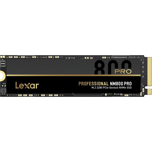 Lexar Professional NM800PRO 512GB M.2 2280 PCIe Gen4x4 NVMe SSD