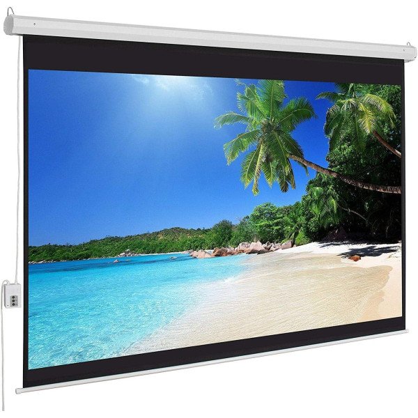 Techcom TC-APS-3180 Auto Electric Projector Screen 180 X 180