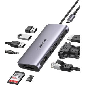 UGREEN USB C Hub 10 in 1 Type C Hub 