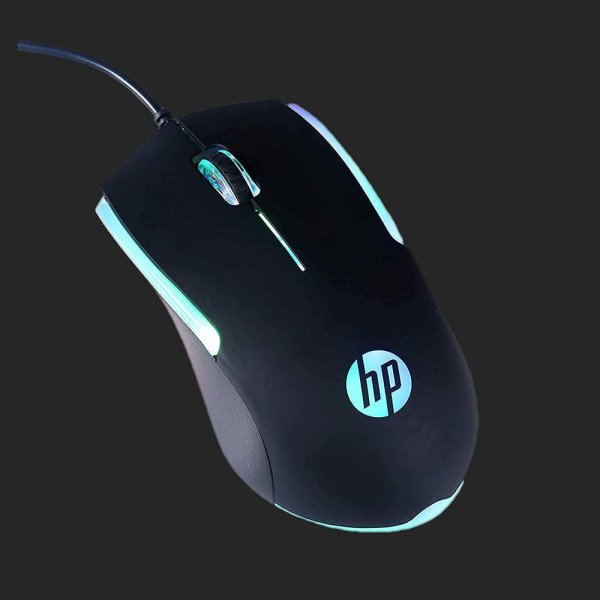 HP M160 Optical Wired Mouse - Black