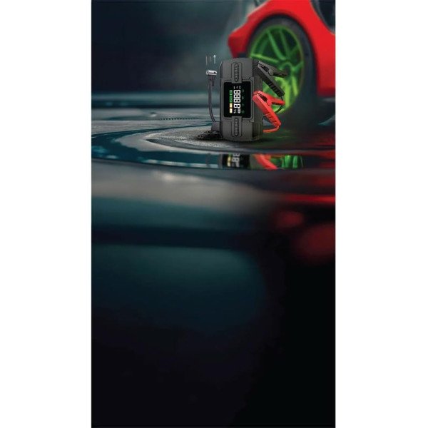 Green Lion 12V Jump Starter & Air Compressor 12000A