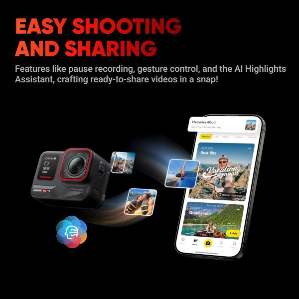 Insta360 Ace Pro Waterproof Action Camera