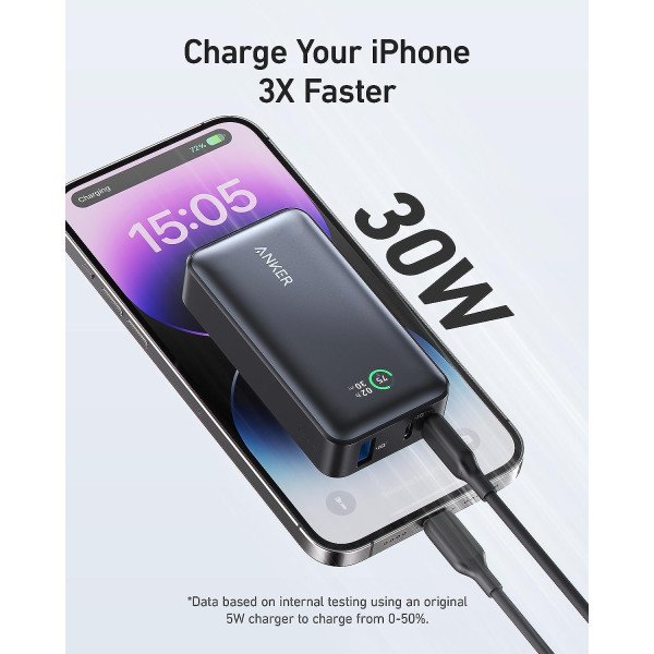 Anker 533 Power Bank (PowerCore 30W) 10,000mAh