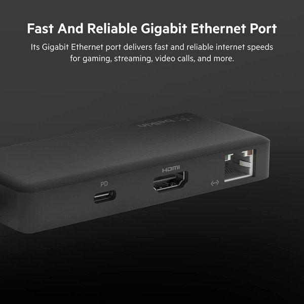 Belkin Connect USB-C 5 in 1 Multiport Hub Adapter