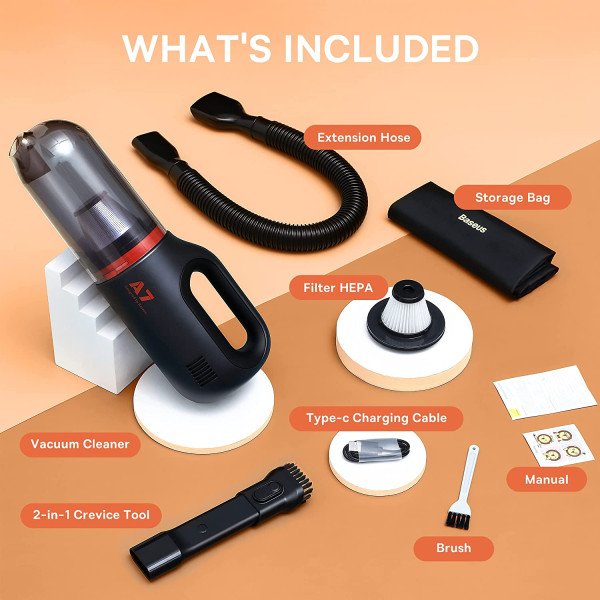 Baseus A7 Cordless Car Vacuum Cleaner