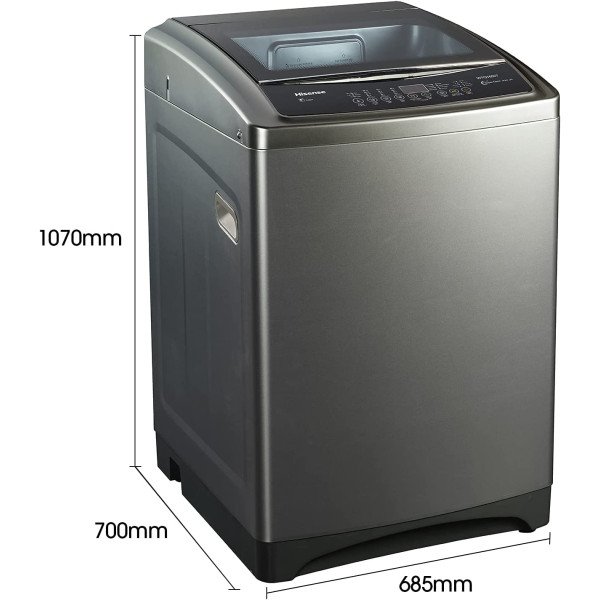 Hisense WTJA802T 8Kg Top Load Washing Machine