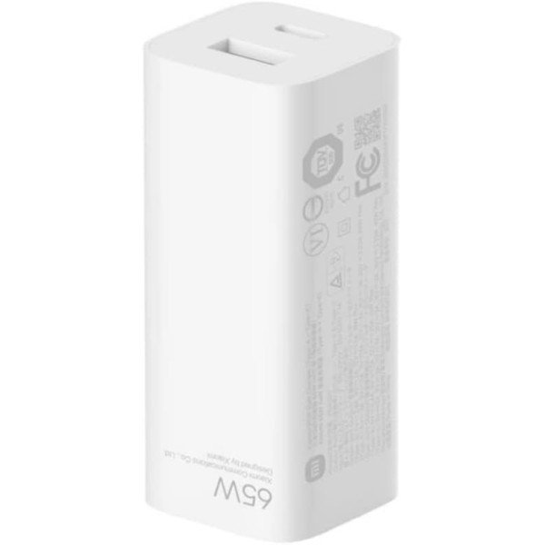 Xiaomi MI 65W GaN Charger - USB Type A + USB Type C