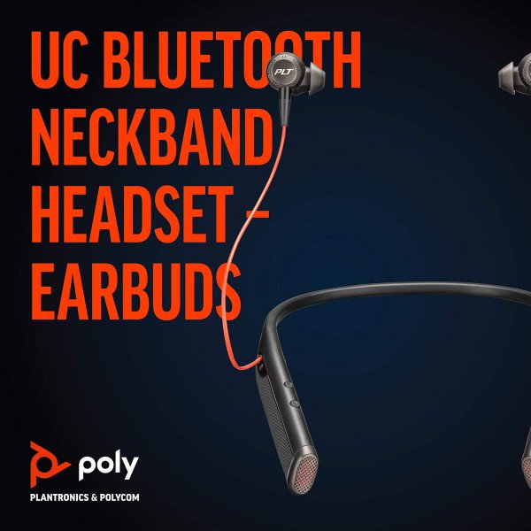 Poly Voyager 6200 UC Wireless ANC Neckband Headset 