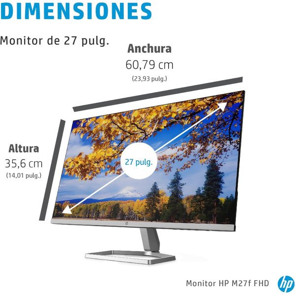 HP M27f Full HD 27 inch IPS LCD Monitor 