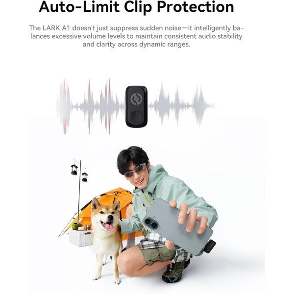 Hollyland LARK A1 Combo Wireless Lavalier Microphone