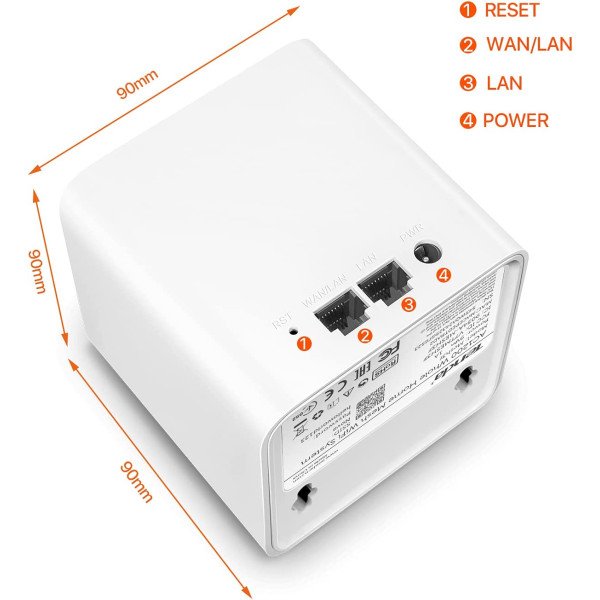 Tenda Nova MW3 3-Pack AC1200 Whole Home Mesh WiFi System