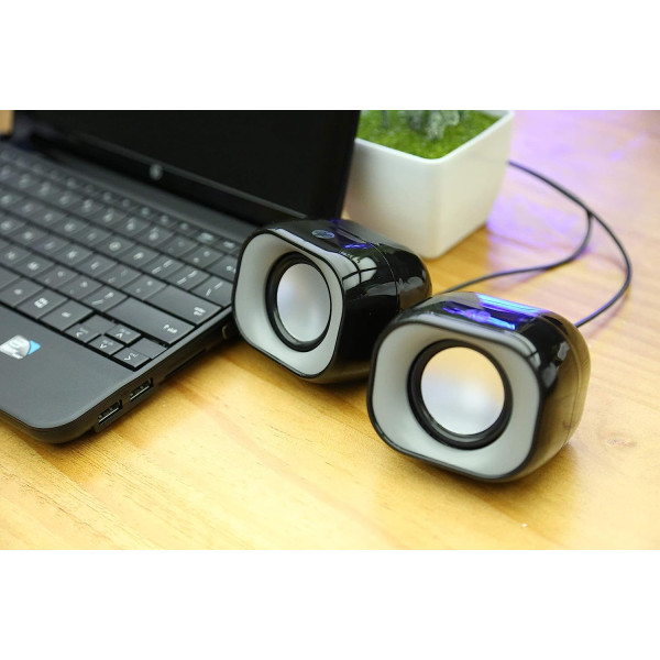 HP DHS-2111 USB Wired Mini Desktop Speakers