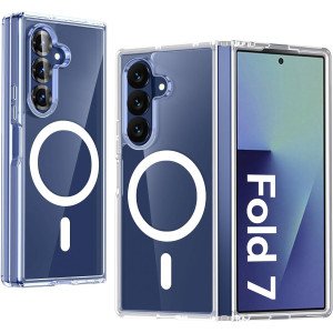T Tersely Magnetic Clear Case for Samsung Galaxy Fold 7