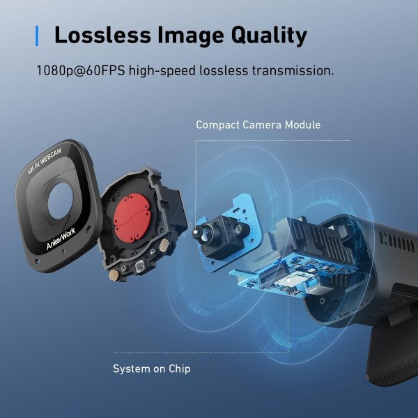 Anker AnkerWork C310 4K Webcam for PC