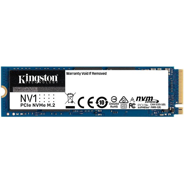 Kingston NV1 500GB  2280 NVMe PCIe Internal SSD Up to 2100 MB/s 