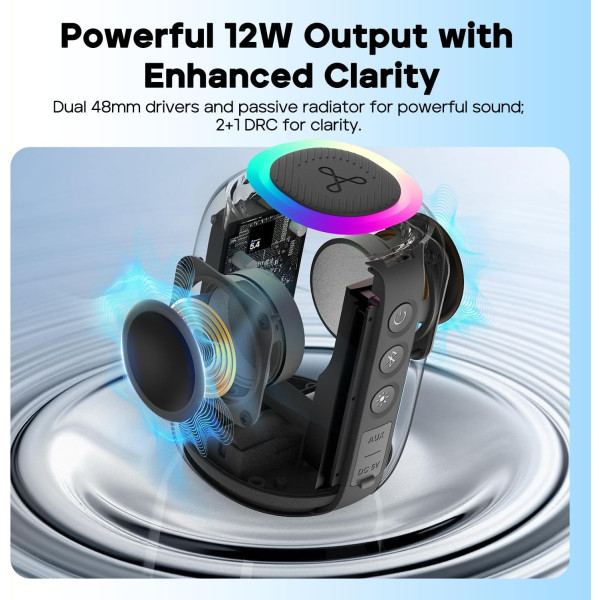 TRIBIT StormBox Mini+ Portable Bluetooth Speaker 
