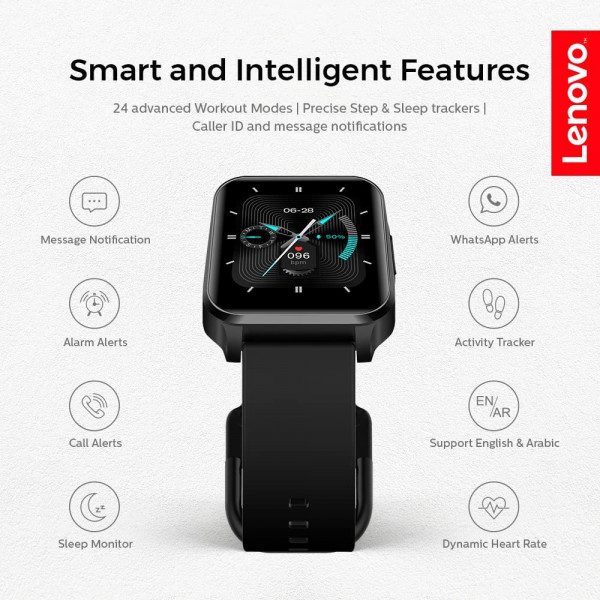 Lenovo Smartwatch S2 Pro - Black