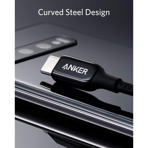 Anker PowerLine+ III 3ft 60W Nylon Braided USB-C to USB-C 2.0 Cable