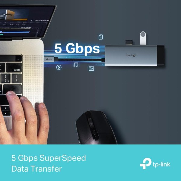 TP-Link UH6120C  6-in-1 USB-C Hub PD100W