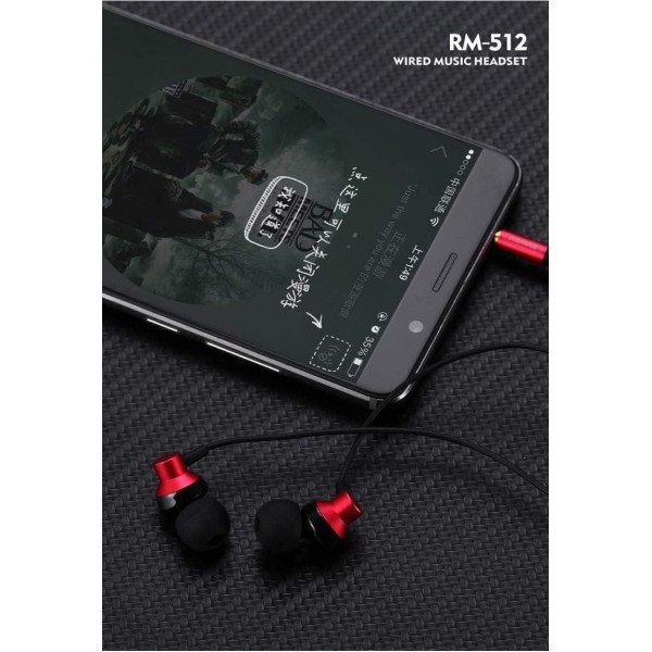 Remax RM-512 Wired Music Earphones