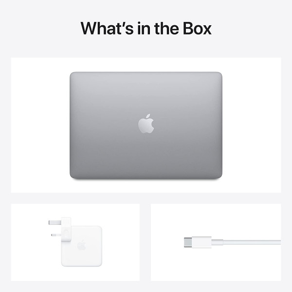 Apple Macbook Air 2020 Model 13", M1 chip, 8GB, 512GB - Silver