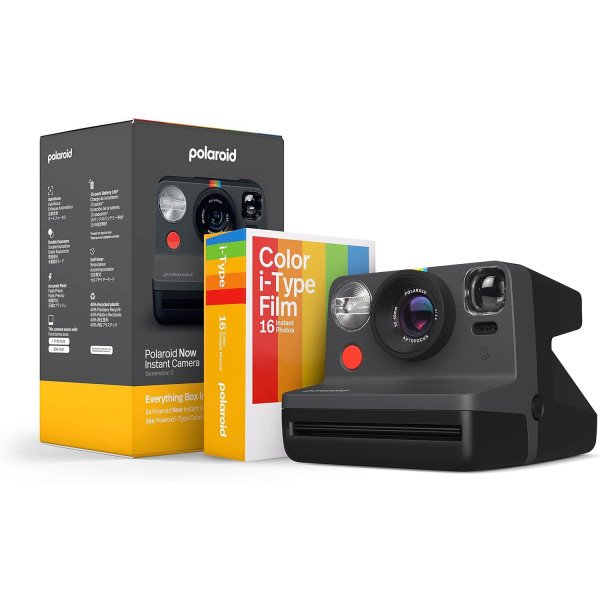 Polaroid Now 2nd Generation I-Type Instant Camera + 16-Pack Film