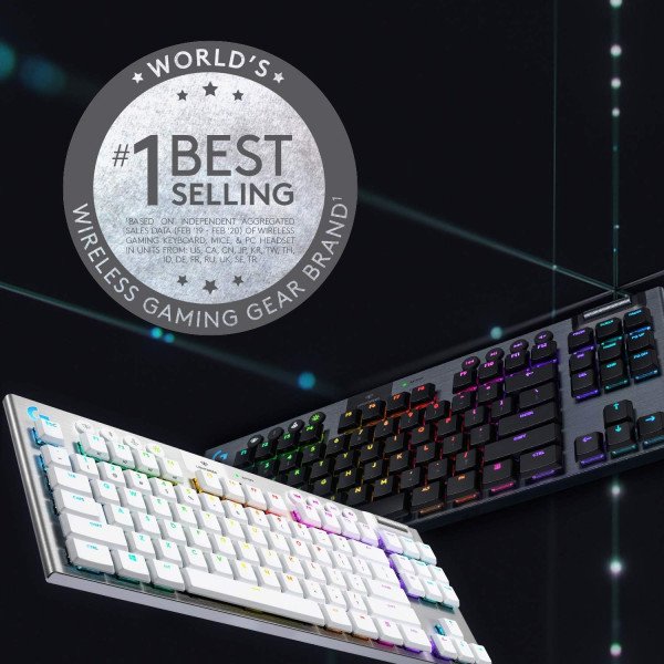 Logitech G915 TKL Tenkeyless LIGHTSPEED Wireless RGB Keyboard 