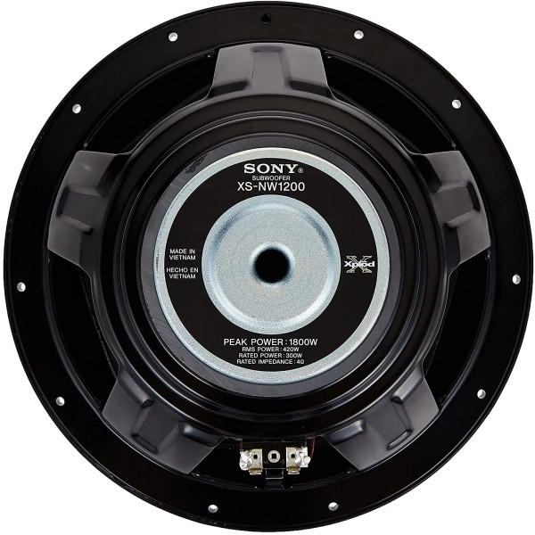 Sony Xplod XS-NW1200 1800 Watts 12 inch Single Coil Car Audio Sub-Woofer