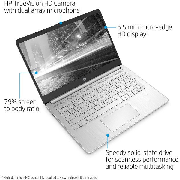 HP 14S Laptop, Intel Core i5-1035G1, 8GB, 256GB SSD Windows 11