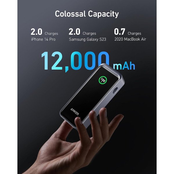 Anker Prime Power Bank 12,000mAh 130W
