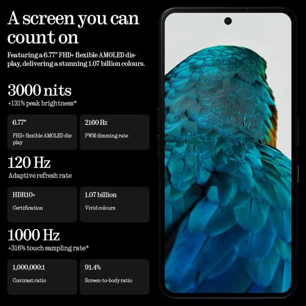 Nothing Phone (3a Pro) 5G Dual SIM 256GB 12GB RAM