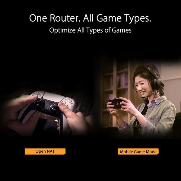 ASUS TUF Gaming AX3000 Dual Band WiFi 6 Extendable Gaming Router
