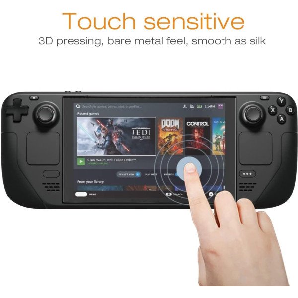 Steam Deck Glass Screen Protector - 2 Pack