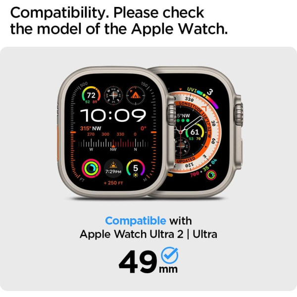 Spigen Rugged Armor Pro Case for Apple Watch Ultra 2/1 
