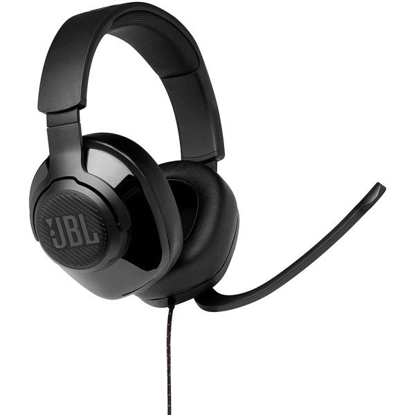 JBL Quantum 300 Wired Over-Ear Gaming Headset (Black)